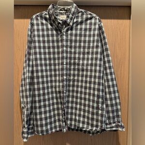 J Crew long sleeve cotton shirt. XL